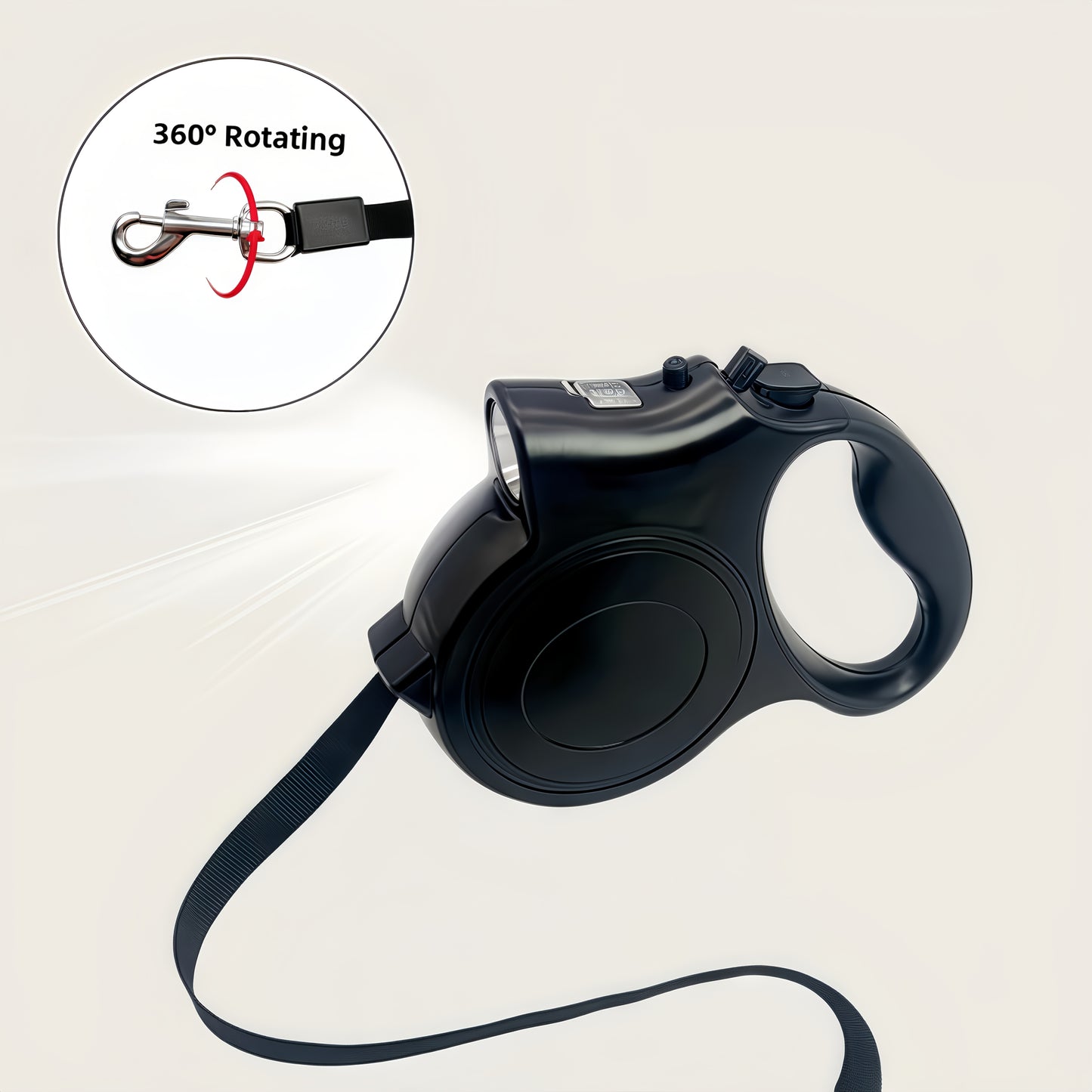 Smart LED Retractable Dog Leash