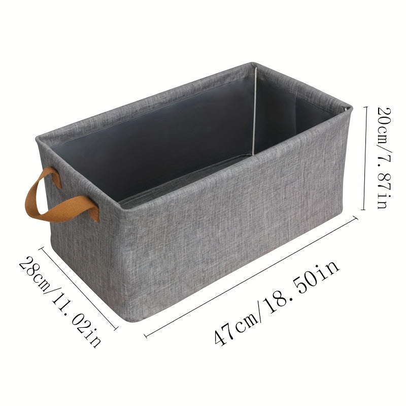 Foldable Fabric Storage Box – Minimalist Home Organizer